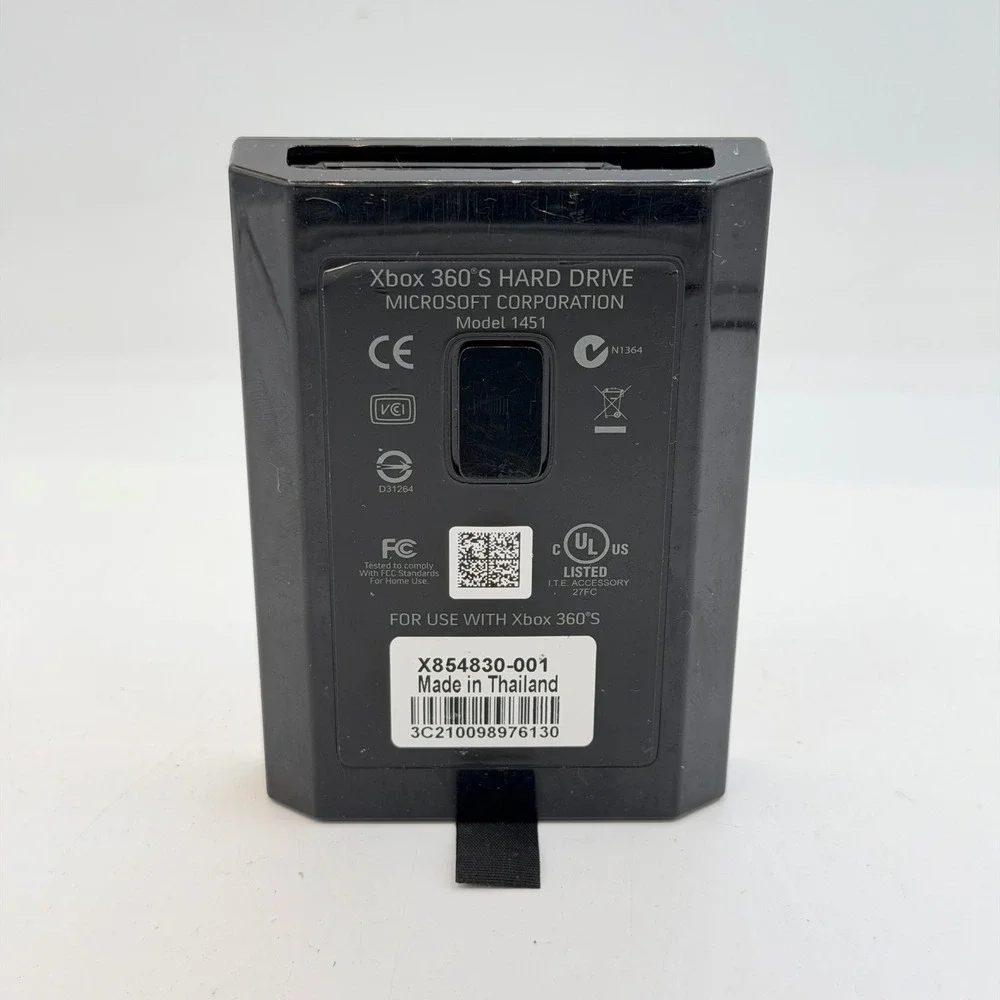 Microsoft Xbox 360 S Hard Drive 250GB Model 1451 Internal HDD Black OEM